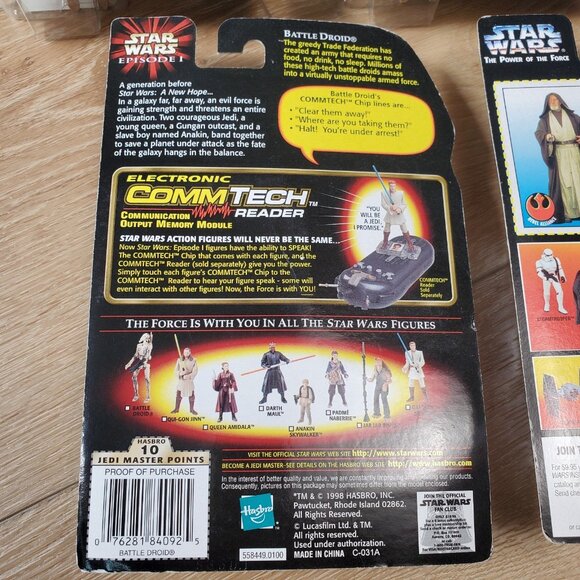 Lot of 7 Star Wars Episode 1 Action Figure Hasbro 1998 1995 NIP Collectibles - Picture 10 of 16